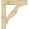 Ekena Millwork Funston Block Rough Sawn Bracket w/ Offset Brace, Douglas Fir, 8"W x 36"D x 40"H BKT0806X36X40FST05RDF - alternate 3